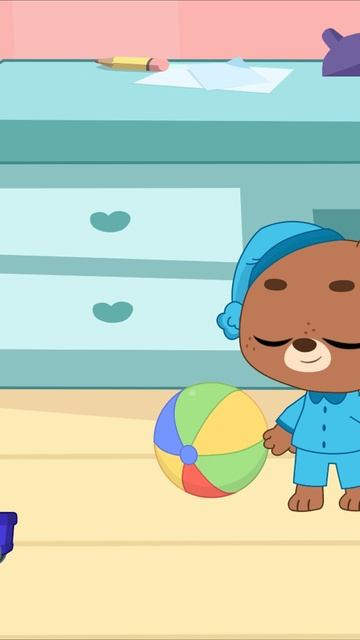 Мишка не хочет спать 🐻✨ Играть веселее! #котэ #котеноккнопа #мультфильмдлядетей #мультики смотреть онлайн