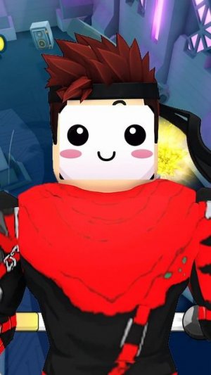 Красный Ниндзя милашка в Squid Evolution Роблокс !