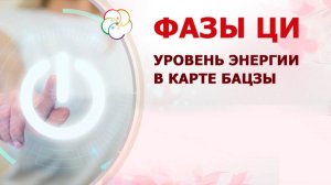 Фазы Ци. Уровень энергии в карте Бацзы