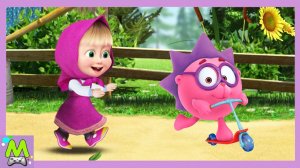 Маша и Медведь против Смешариков.Дружеские Бегалки Мультгероев.Кто Самый Быстрый и Ловкий