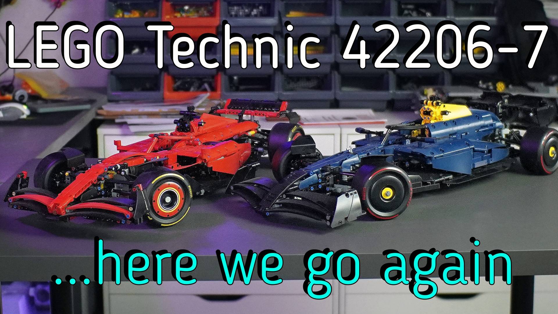 LEGO Technic  - 42206 Ferrari SF-24, 42207 Red Bull обзор