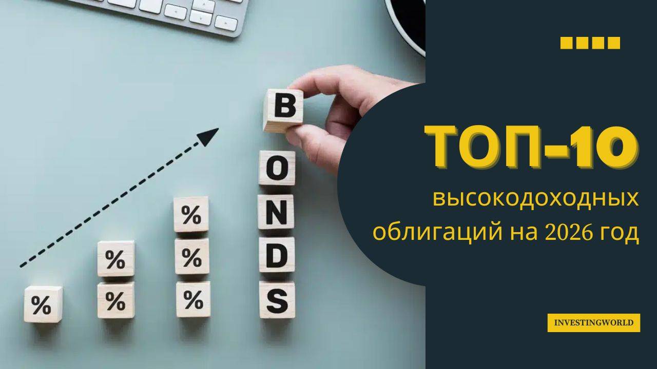 Высокодоходные облигации - ТОП-10 облигаций российских компаний для инвестиций на 2026 год.