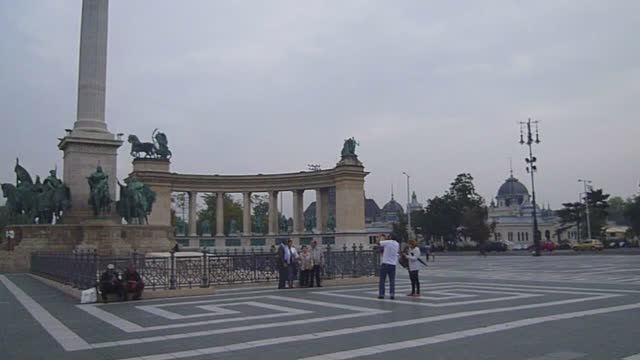 Площадь Героев - Будапешт (Венгрия). смотреть онлайн