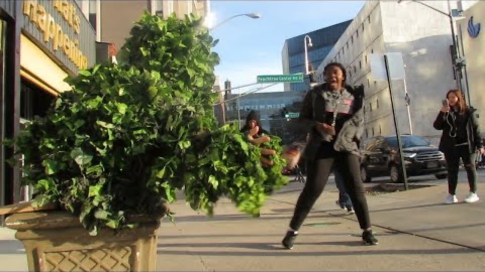 BUSHMAN SCARE AT SUPER BOWL DAY 1