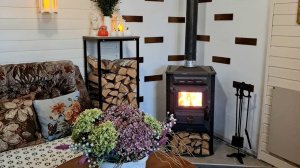 Осенние работы на даче 28-29 сентября 2025г. 🏡 Печь-камин.🔥Новинка для сада.🌸Заморозок.