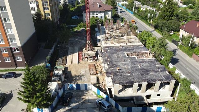 Ход строительства Строительная 15 - сентябрь