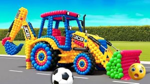 Мультики для детей. Трансформация воздушных шариков в животных и авто технику. Мультики для малышей