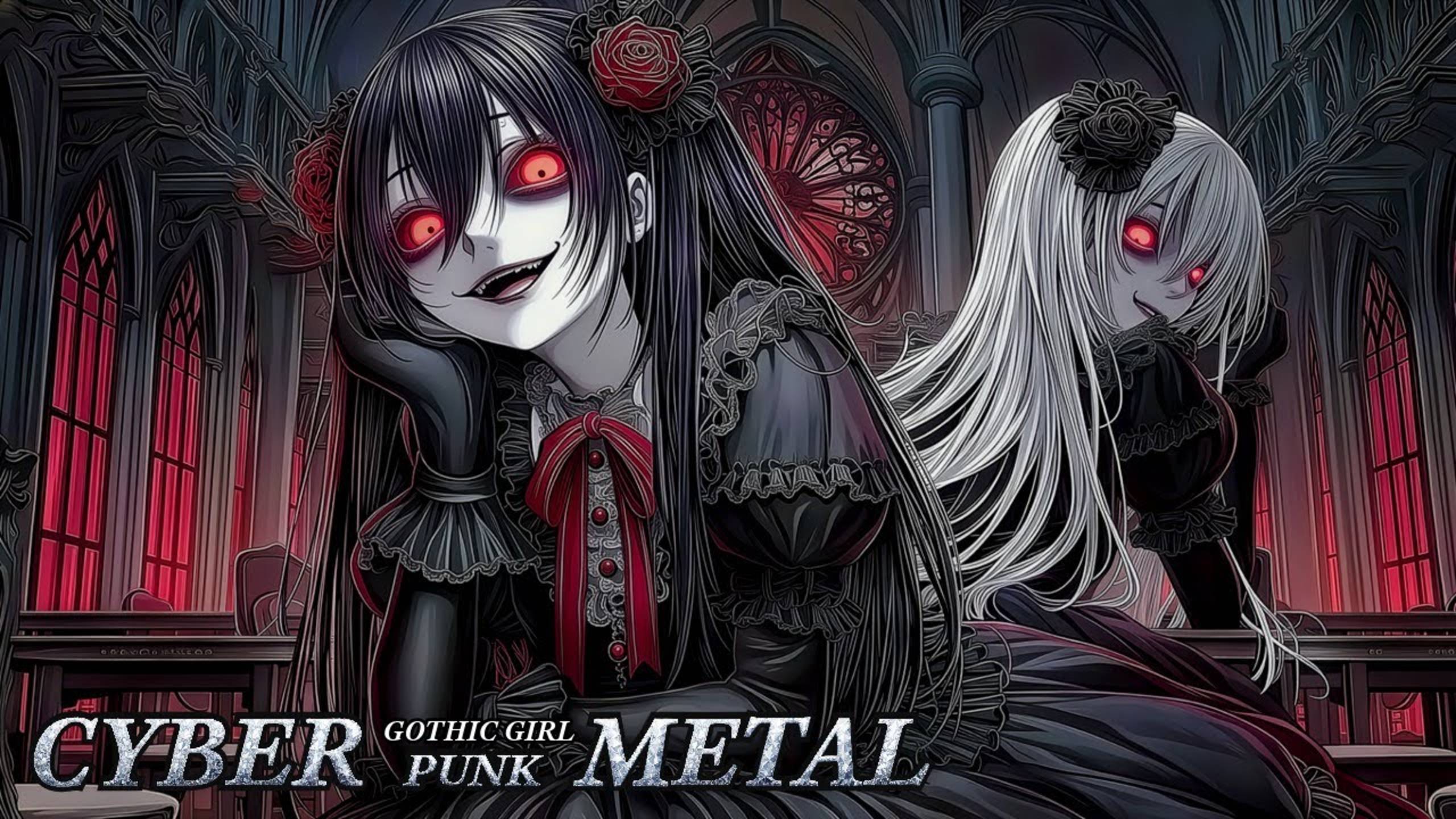 Dark Gothic Girl – Cyberpunk glitch Metal | Study & Focus Music Vol.3 смотреть онлайн