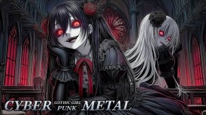 Dark Gothic Girl – Cyberpunk glitch Metal | Study & Focus Music Vol.3