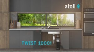 Atoll TWIST 1000i -  Прямоточная система обратного осмоса с умным краном.