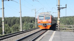 Электропоезд ЭД9М-0139 (015410). Покатушки от Новозудилово до Новоповалихи+отправление и ЭДТ.