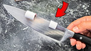 Миллионы людей не знают этого секрета. Заточите нож до бритвенной остроты всего за 2 минуты!