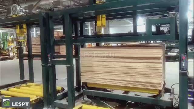 Линия двустороннего шлифования фанеры в Хабаровском крае