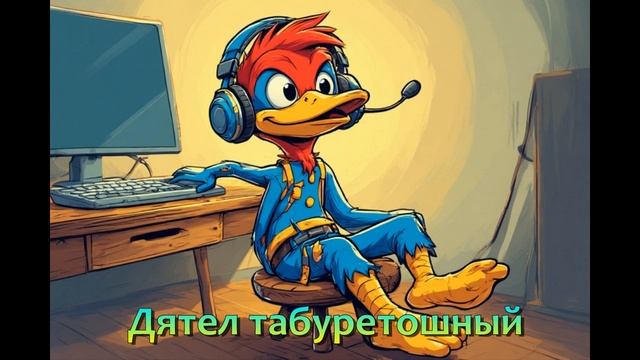 Дятел табуретошный