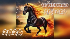 С Новым Годом! Огненная Лошадь 2026