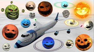 Уничтожение Луны Разбудило Космическую Семейку Ужасов В Самолете в Garry's Mod