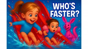 Весёлые игры в бассейне с Беатрис и Теоной!