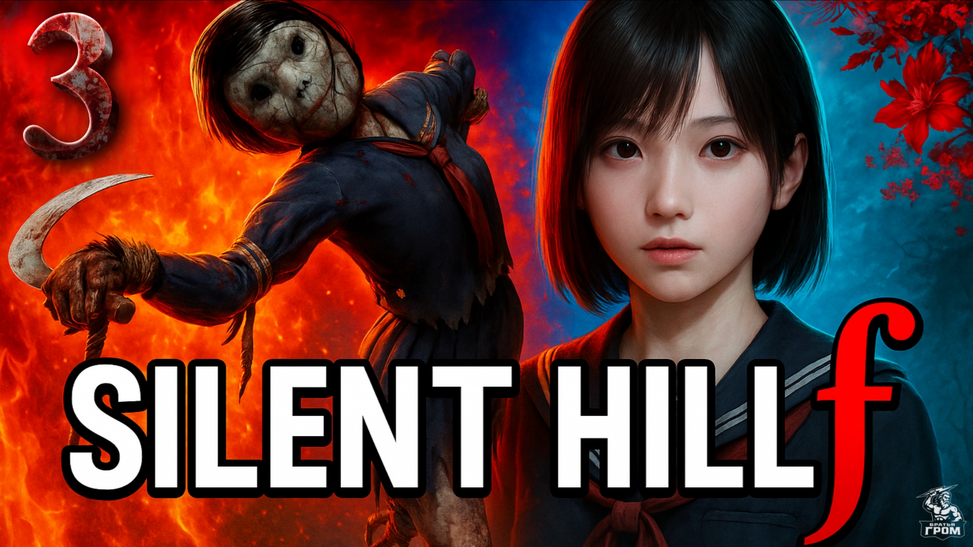Какое-то огромное ЧУДОВИЩЕ ➣ Silent Hill f #3 смотреть онлайн