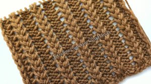 ВАУ узор с косичками для вязания свитера, шапки, палантина