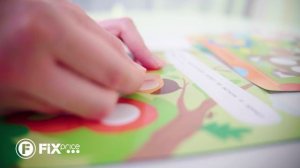 Серия развивающих книг с наклейками  | FIX PRICE