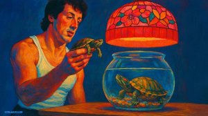 Новый дом для красноухих черепах.