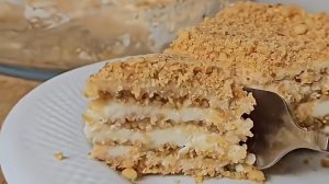 Тортик «Крошка» без духовки...🍰☕😋 Рецепт в описании ✍️