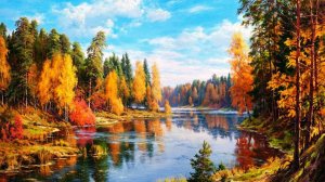 Осенние пейзажи художника Сергея Басова