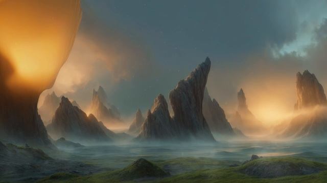 DELAY - immersive deep ambient music - 1 hour of soothing ambient journey with beautiful visuals