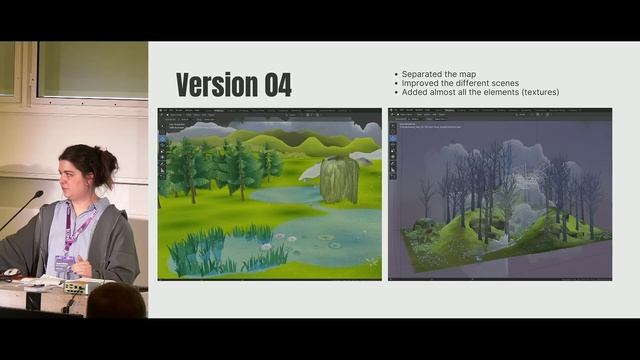 Медленное создание виртуальной реальности - Рисованные текстуры и мира — Конференция Блендер 2025