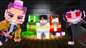 ОХОТНИКИ НА ДЕМОНОВ против ПАРНЕЙ, МАЙНКРАФТ МУЛЬТФИЛЬМ