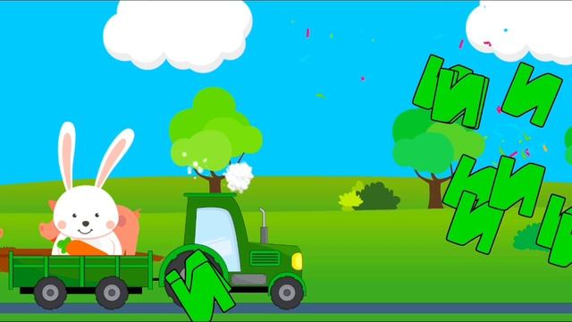 Учим фрукты и овощи с малышами на русском языке #6/ развитие речи для детей/ развивающий мультфильм смотреть онлайн