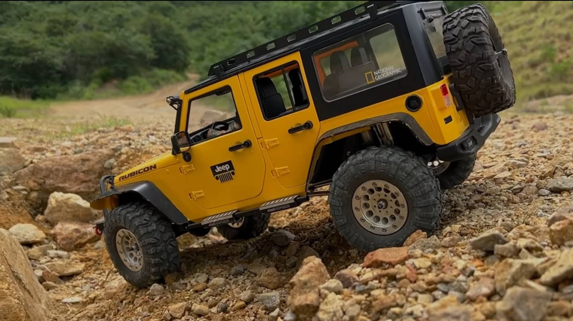 Jeep Wrangler Rubicon. Езда по пересечённой местности. Offroad смотреть онлайн