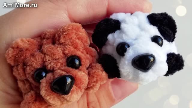 Амигуруми: схема Мишка из серии "Бусинки" | Игрушки вязаные крючком смотреть онлайн