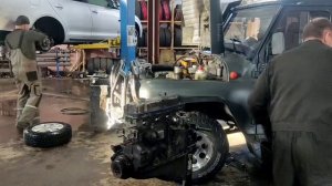 УАЗ Хантер. Антифриза уходит, дымит и капитальный ремонт двигателя 1ч (архив)