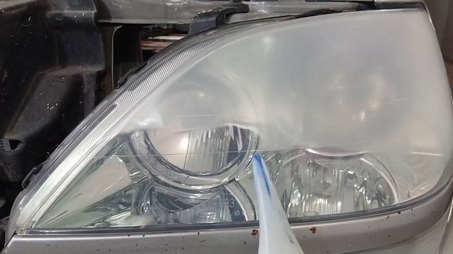 химическая полировка фар Тойота Харриер смотреть онлайн