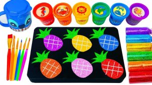 ИГРАЕМ В СЛАЙМЫ ЗАЛИВАЕМ В ФОРМУ АНАНАСОВ ЯРКОЕ ВИДЕО ДЛЯ ДЕТЕЙ ДЕТСКИЙ КАНАЛ ИГРАЛКИ-ЗАЛИПАЛКИ