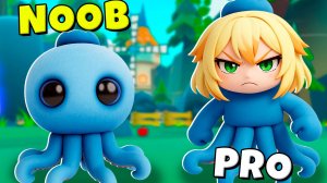 От НУБА до ПРО за Blueberrinni Octossini в Эволюция Брейнрот / Brainrot Evolution Роблокс !