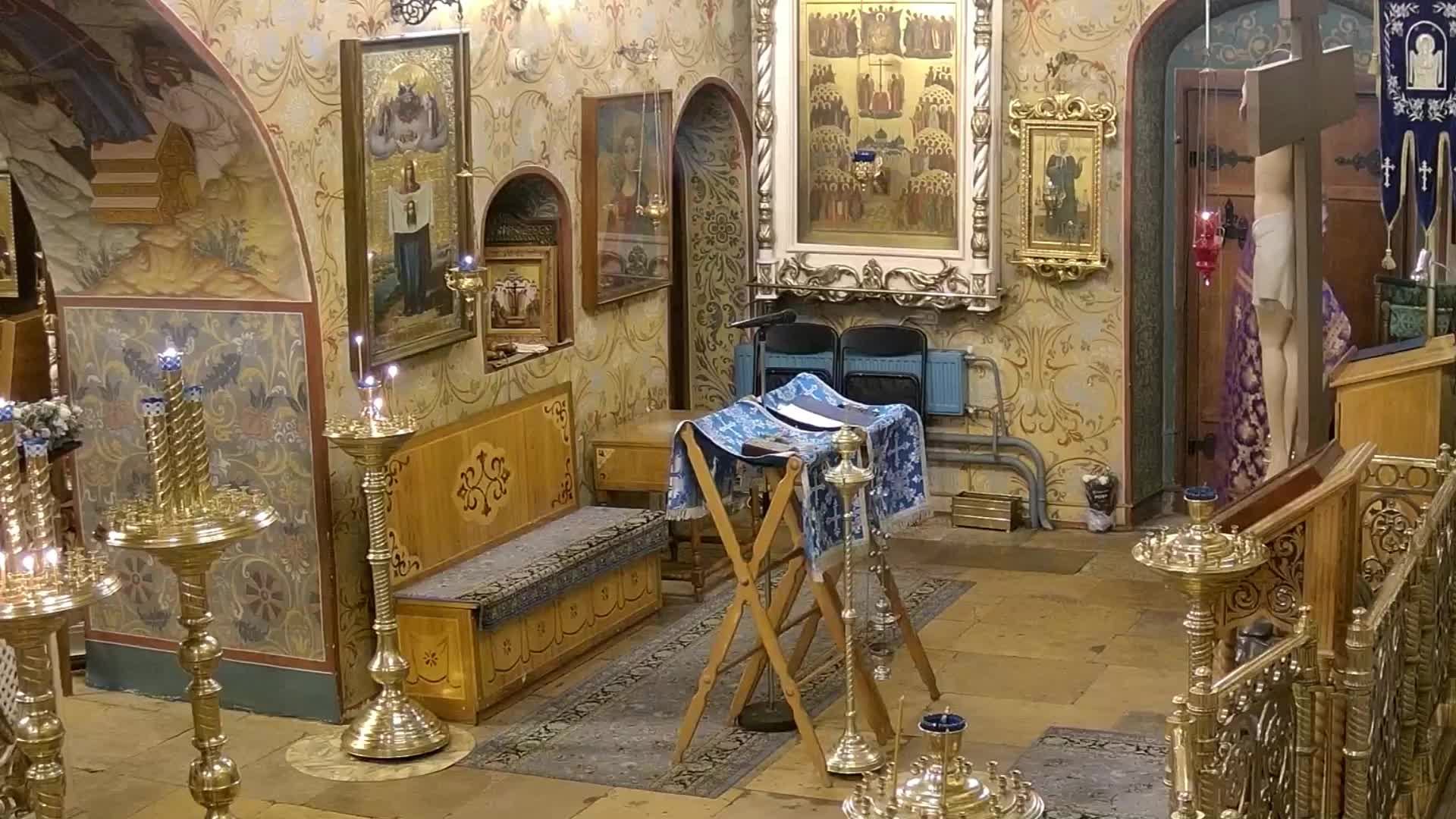 Молебен с акафистом Порт-Артурской иконе Божией Матери. Храм Успения в Путинках. смотреть онлайн