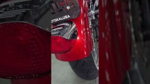 Harley Davidson, красный