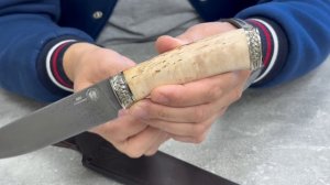 Нож Рысь-2 из алмазной стали ХВ5