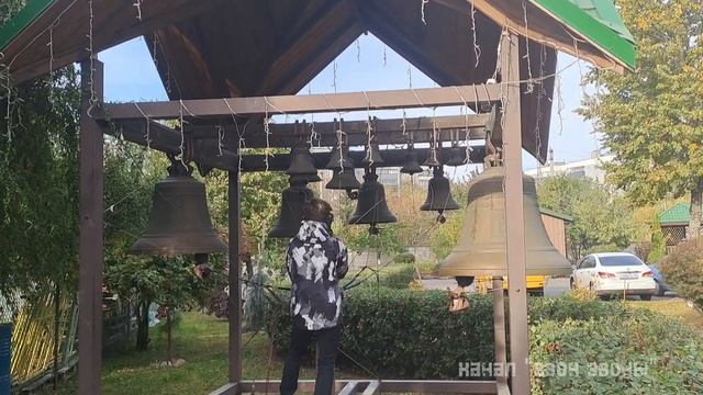 Звонарь Николай, колокольный звон в храме свв.мцц. Веры, Надежды, Любови и матери их Софии, г. Курск смотреть онлайн