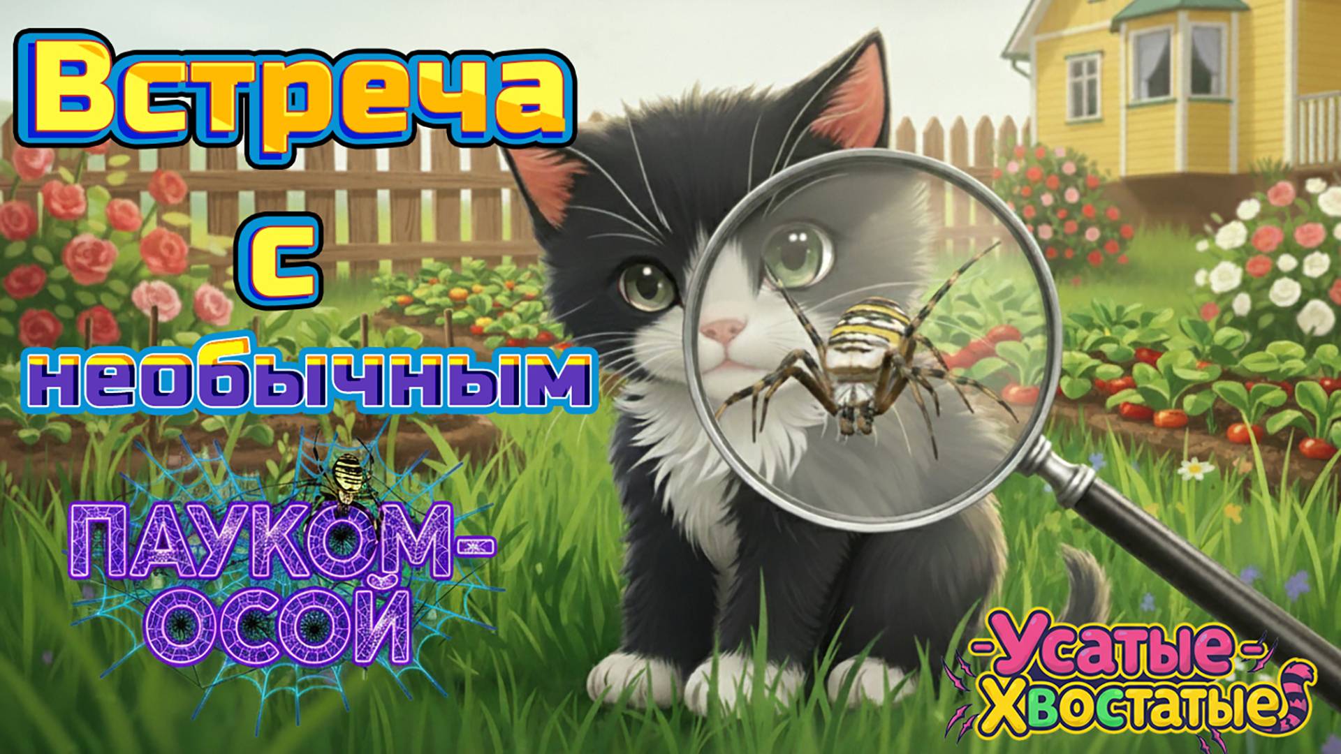 Встреча с необычным пауком-осой