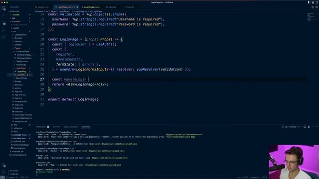 63. React Typescript Context Auth JWT - 35. Login смотреть онлайн