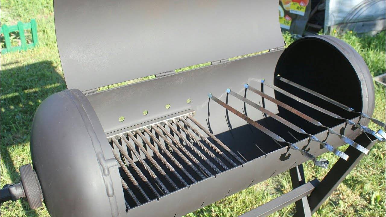 Мангал из газового баллона 2в1. Крутая идея для барбекю. Секрет газового баллона. смотреть онлайн