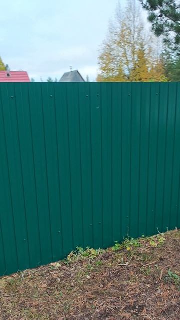 Забор из профнастила смотреть онлайн