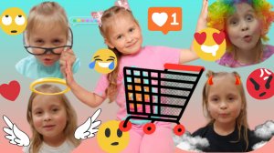 😱🤣ВЕСЕЛАЯ ИСТОРИЯ ДЛЯ ДЕТЕЙ😍 В МАГАЗИНЕ 🛒 ПОКУПКИ