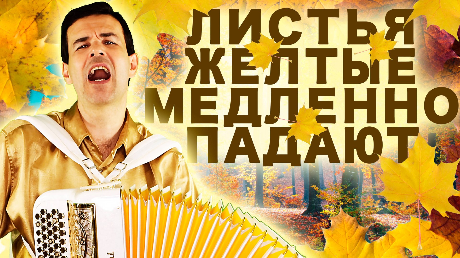 🔥Обалденная Дворовая Песня! Листья желтые медленно падают - поет Вячеслав Абросимов смотреть онлайн