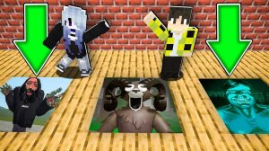 НУБ И ДЕВУШКА ПРОТИВ ЯМЫ КОЗЁЛ 99 НОЧЕЙ В ЛЕСУ РОБЛОКС КАТЯЩИЙСЯ ГИГАНТ NO IM NOT HUMAN МАЙНКРАФТ