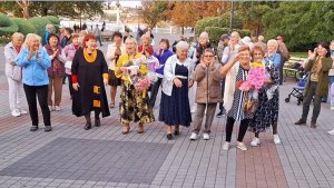 01.10.25 - Танцы на Приморском бульваре - Севастополь - День рождения Лидии и Татьяны - Дуэт СеНат