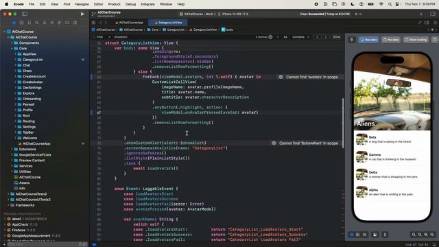 10 - CategoryListView MVVM with Dependency Container